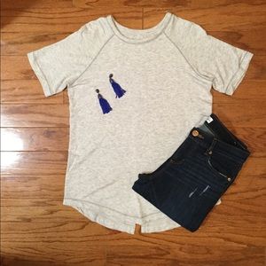 EUC Lou & Grey short sleeve sweatshirt